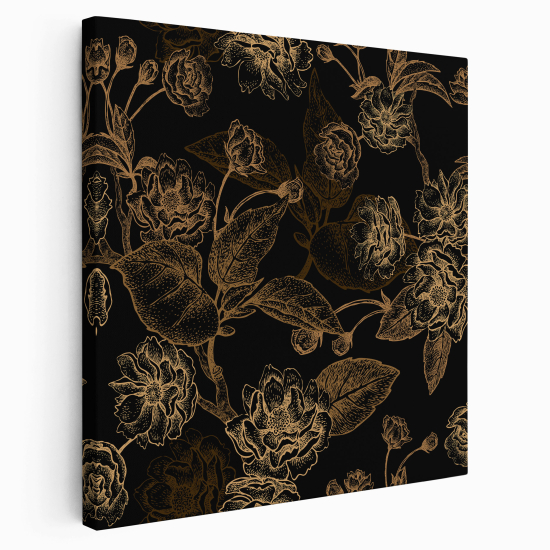 Stampa su tela Quadrata - Fiori