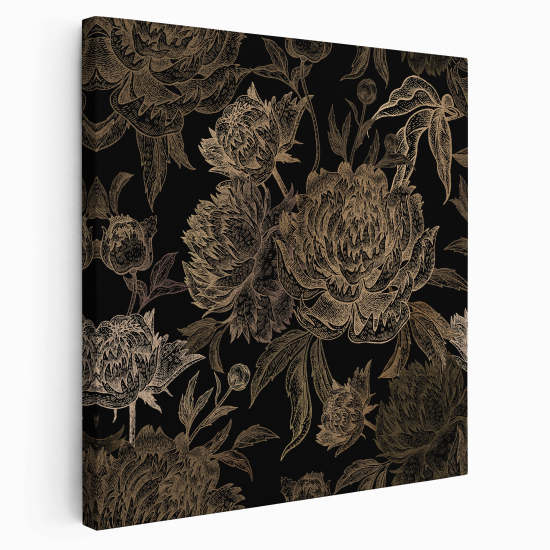 Stampa su tela Quadrata - Fiori