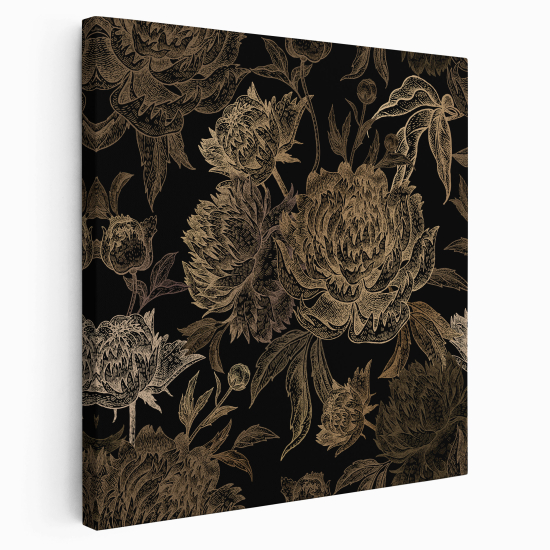 Stampa su tela Quadrata - Fiori