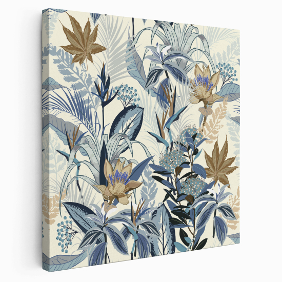 Stampa su tela Quadrata - Fiori
