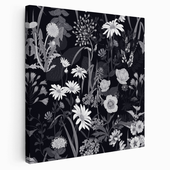Stampa su tela Quadrata - Fiori