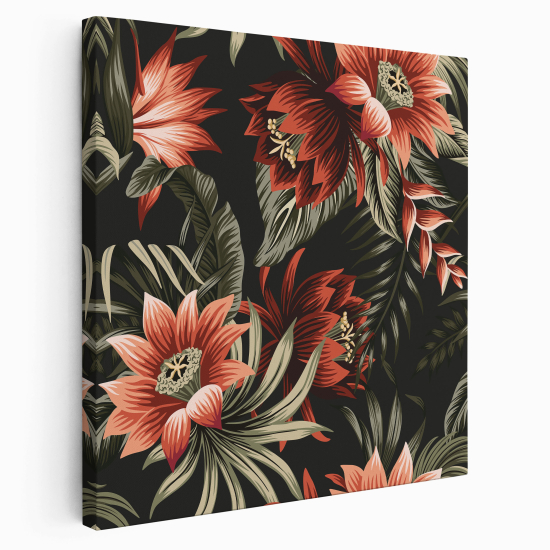 Stampa su tela Quadrata - Fiori
