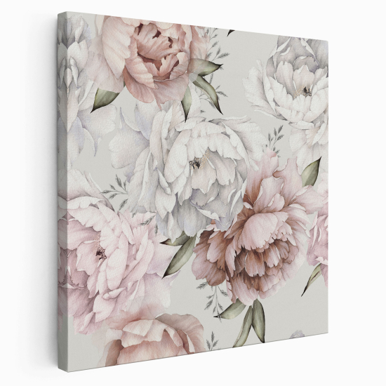 Stampa su tela Quadrata - Fiori