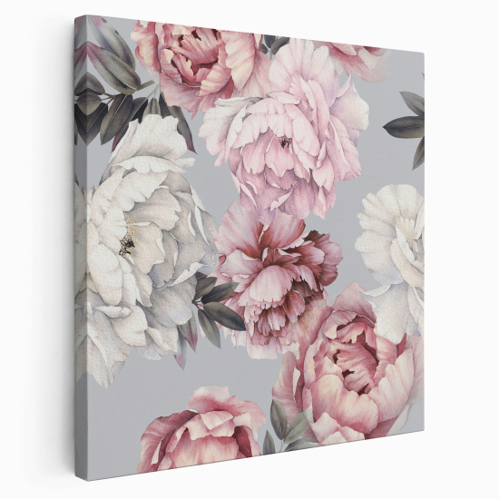 Stampa su tela Quadrata - Fiori