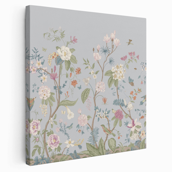 Stampa su tela Quadrata - Fiori