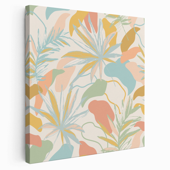 Stampa su tela Quadrata - Fiori