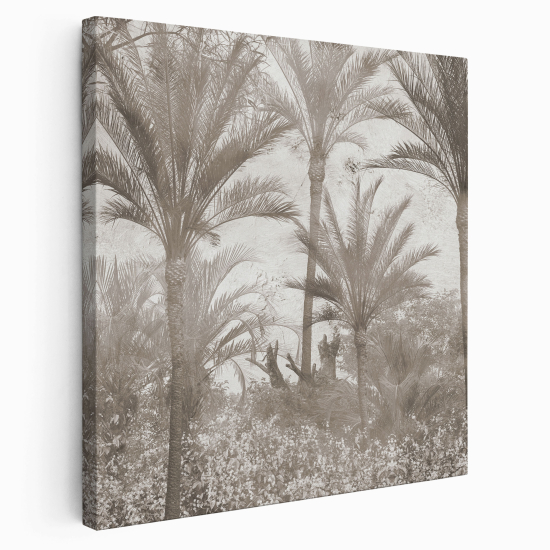 Stampa su tela Quadrata - Foresta tropicale