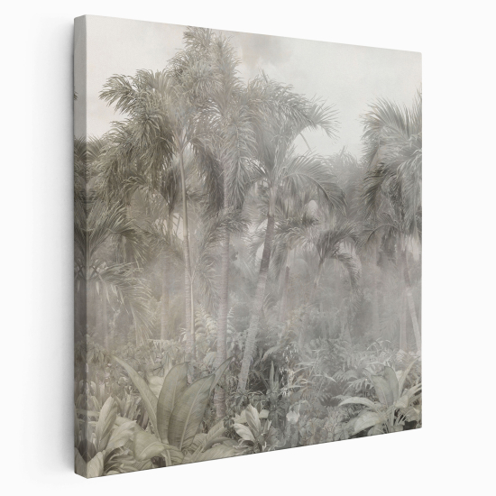 Stampa su tela Quadrata - Foresta tropicale