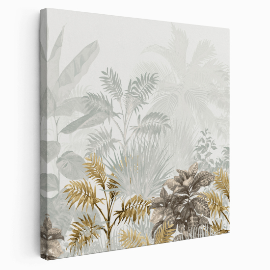 Stampa su tela Quadrata - Foreste tropicali