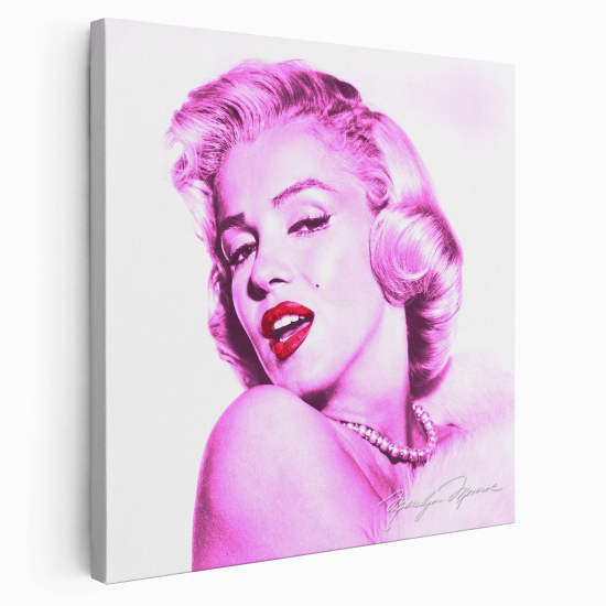 Stampa su tela Quadrata - Marilyn Monroe