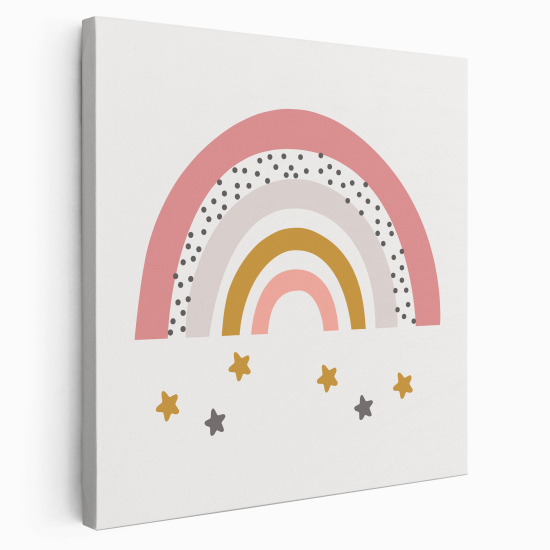 Stampa su tela Quadrata per Bambini - Arcobaleno