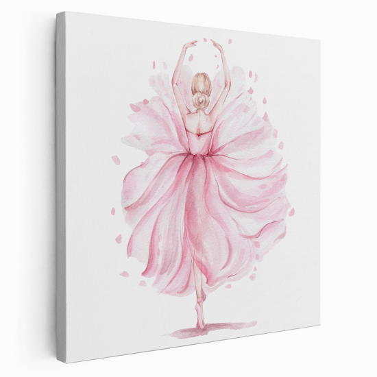 Stampa su tela Quadrata per Bambini - Ballerina
