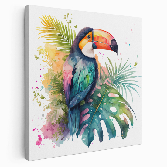 Stampa su tela Quadrata per Bambini - Tucano Tropical