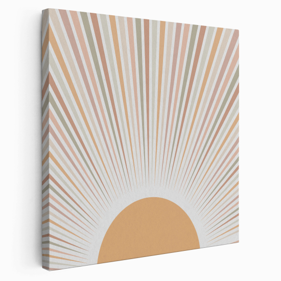 Stampa su tela Quadrata - Raggio di sole