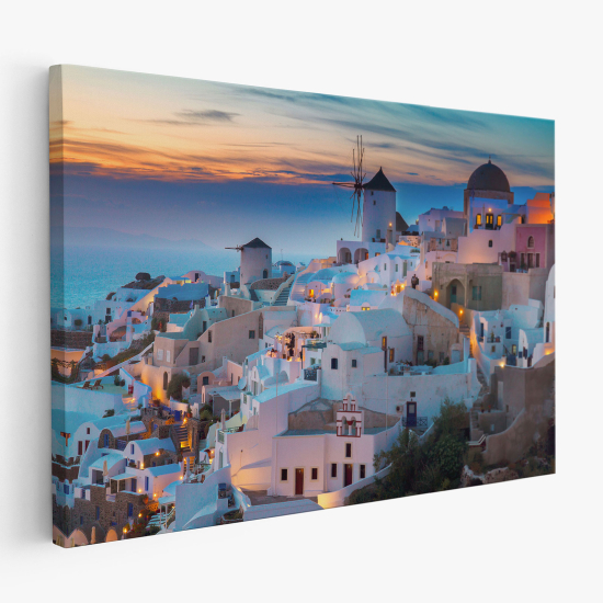 Stampa su tela - Santorini