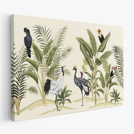 Stampa su tela - Uccelli Tropicali