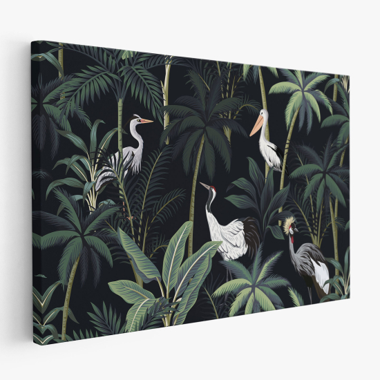 Stampa su tela - Uccelli Tropicali