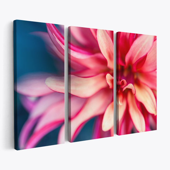 Stampa Trittico su tela - Fiori