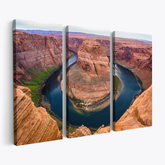 Stampa Trittico su tela - Grand Canyon