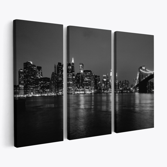 Stampa Trittico su tela - New York