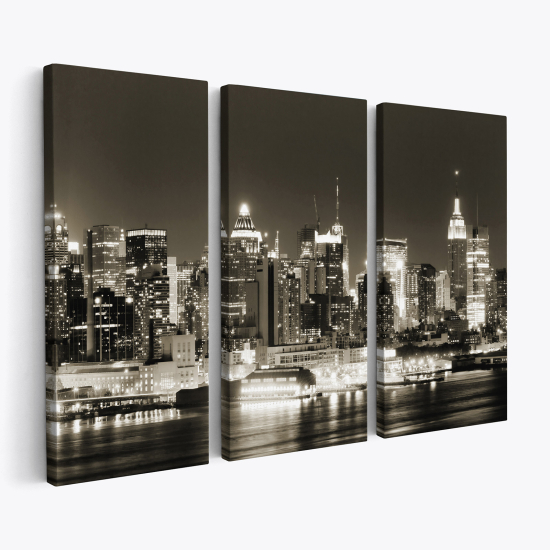 Stampa Trittico su tela - New York