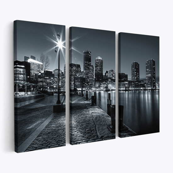 Stampa Trittico su tela - New York
