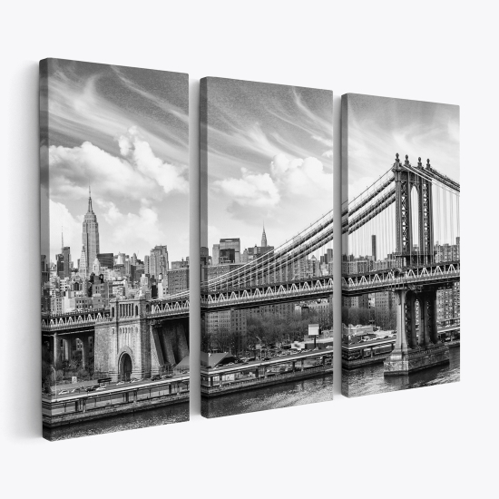 Stampa Trittico su tela - New York