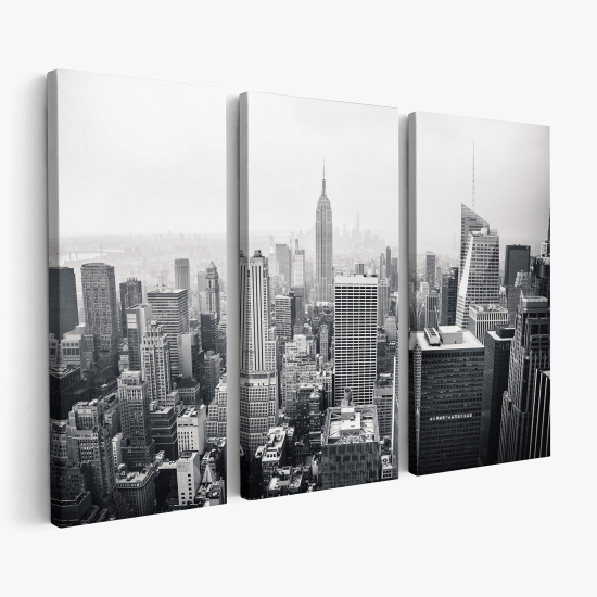 Stampa Trittico su tela - New York