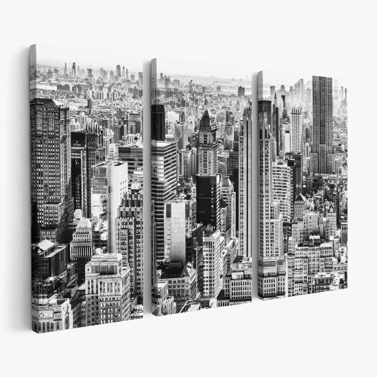 Stampa Trittico su tela - New York