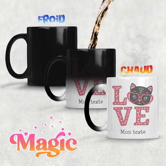Tazza magica personalizzata - Amore