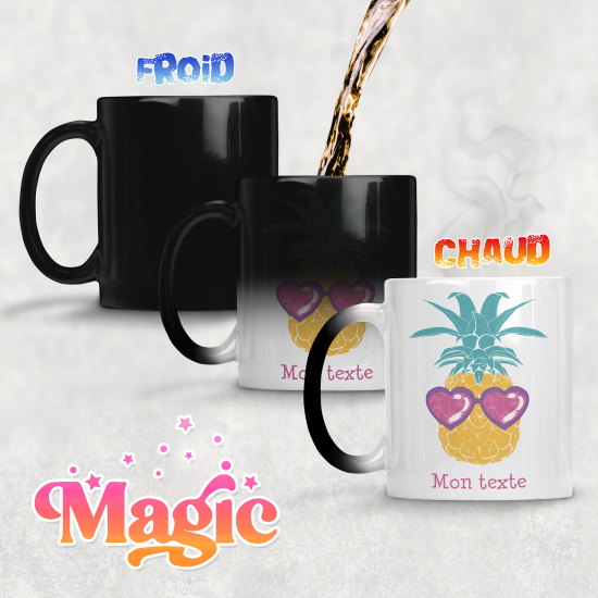 Tazza magica personalizzata - Ananas