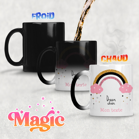 Tazza magica personalizzata - Arcobaleno
