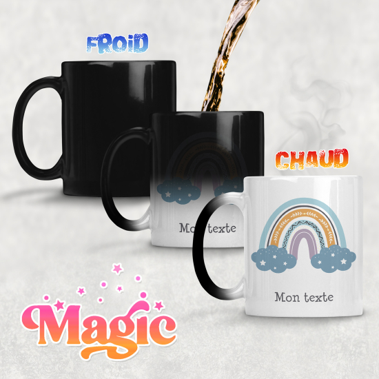 Tazza magica personalizzata - Arcobaleno