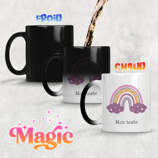 Tazza magica personalizzata - Arcobaleno