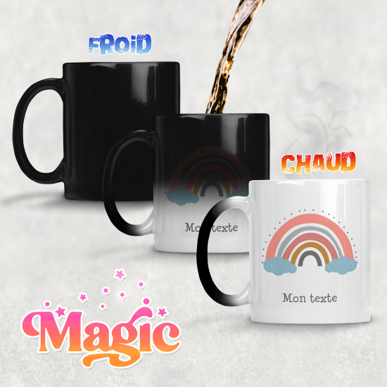 Tazza magica personalizzata - Arcobaleno