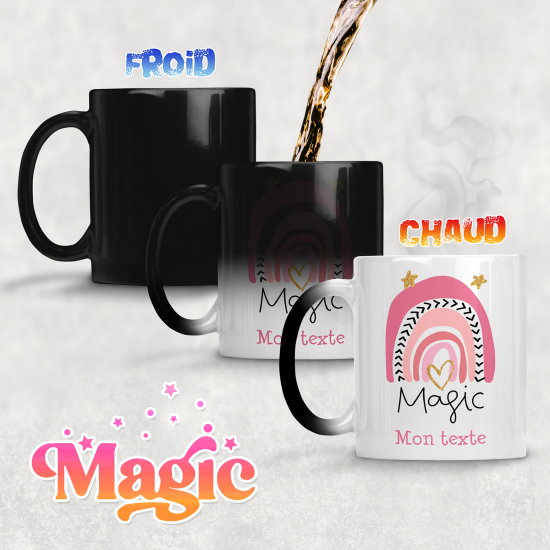 Tazza magica personalizzata - Arcobaleno