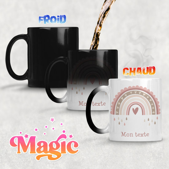 Tazza magica personalizzata - Arcobaleno
