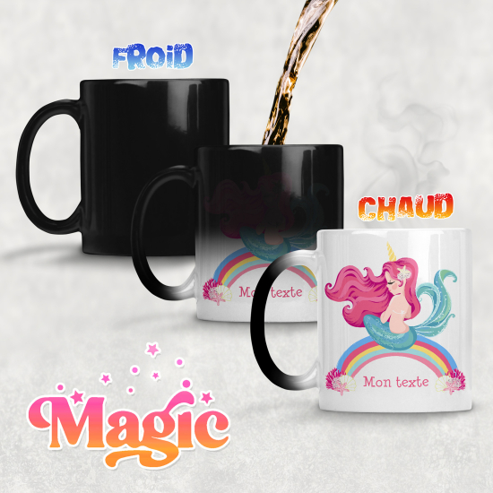 Tazza magica personalizzata - Arcobaleno