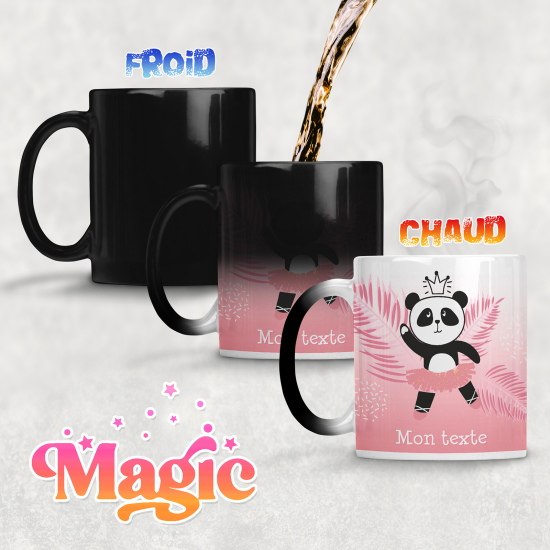 Tazza magica personalizzata - Ballerina Panda