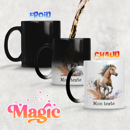 Tazza magica personalizzata - Cavallo