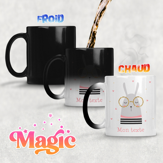 Tazza magica personalizzata - Coniglio