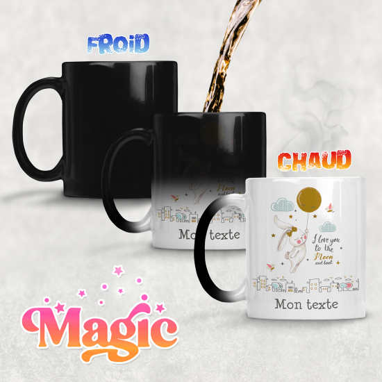 Tazza magica personalizzata - Coniglio