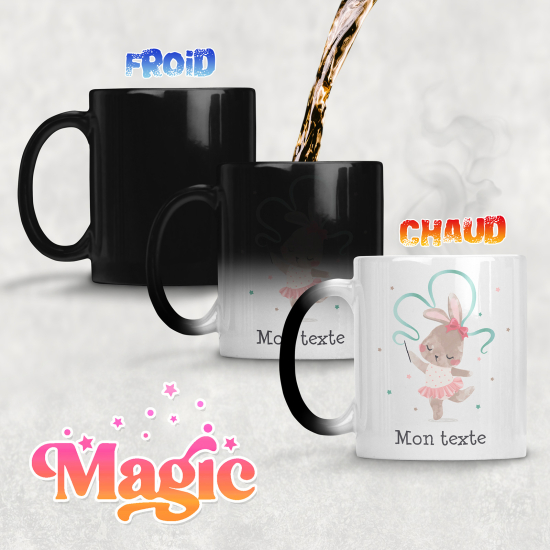 Tazza magica personalizzata - Coniglio
