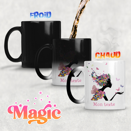 Tazza magica personalizzata - Fata Farfalle