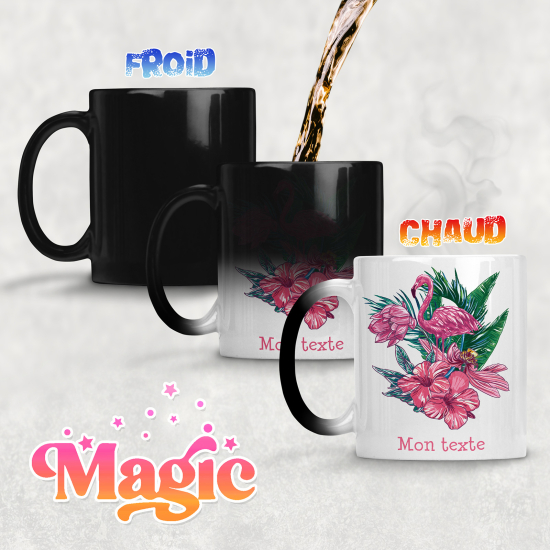 Tazza magica personalizzata - Fiori