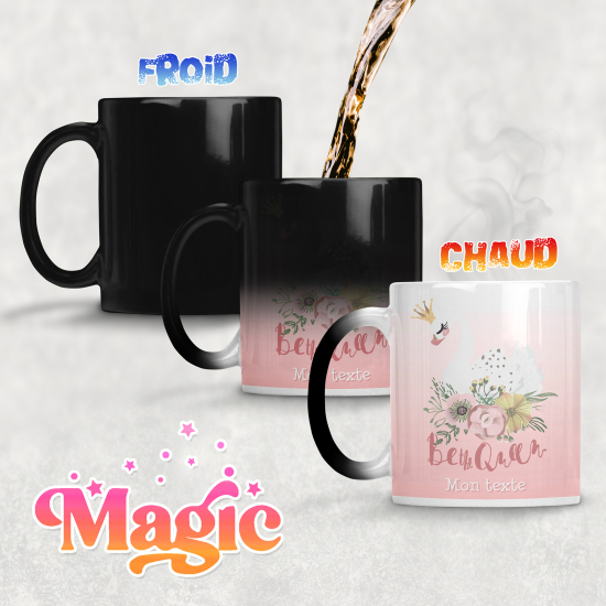 Tazza magica personalizzata - Fiori