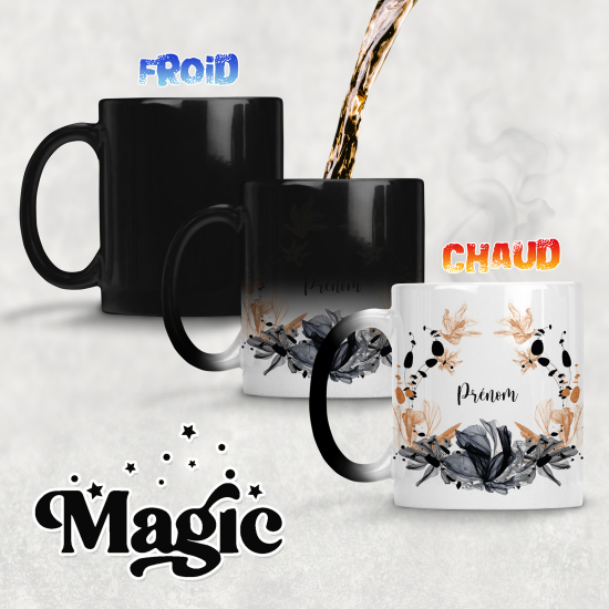 Tazza magica personalizzata - Fiori