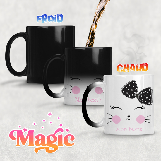 Tazza magica personalizzata - Gattino