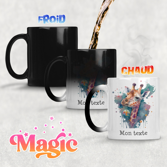 Tazza magica personalizzata - Giraffa