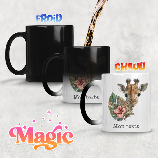 Tazza magica personalizzata - Giraffa